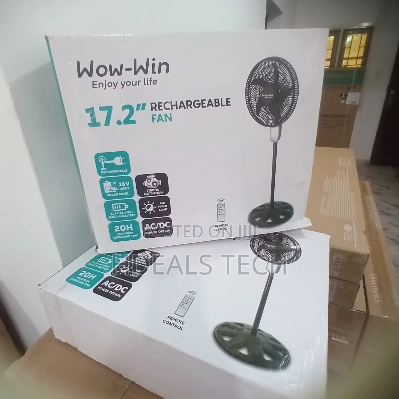 Top Quality Wow-Win 17.2 Rechargeable Fan
