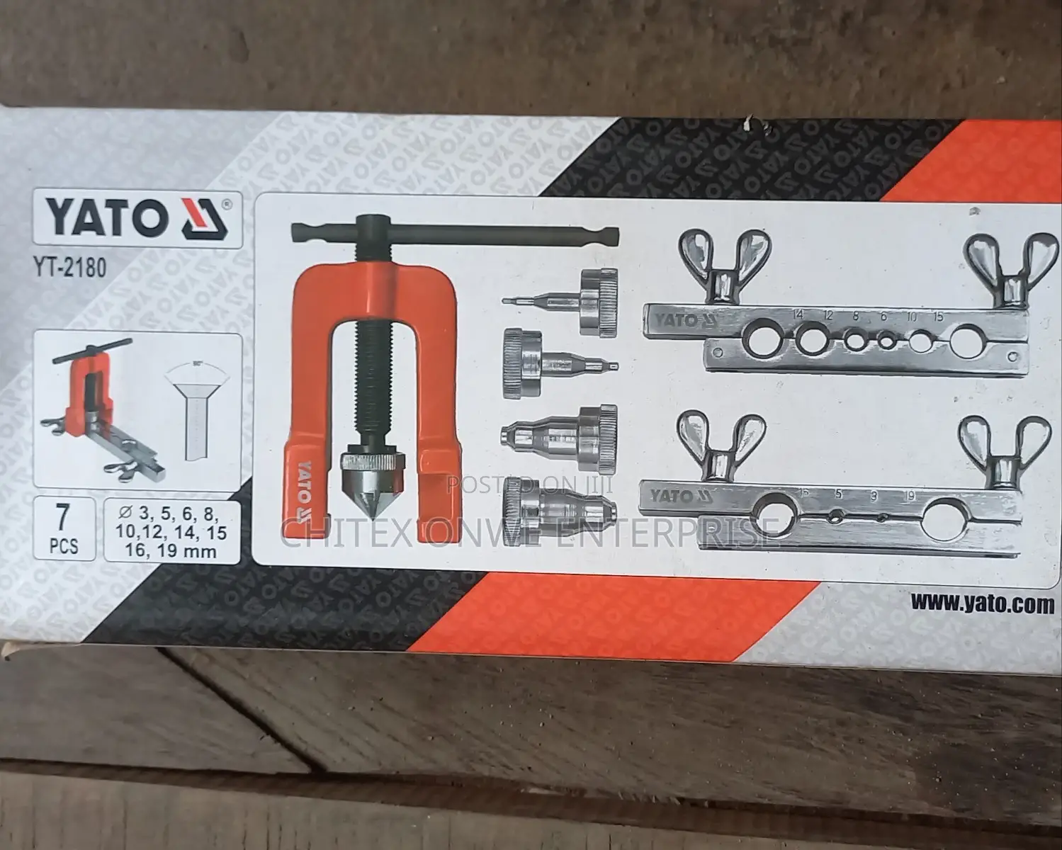 Yato Yt-2180 Hand Flaring Tool Set.