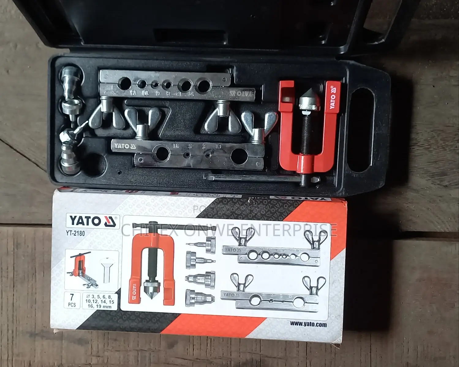 Yato Yt-2180 Hand Flaring Tool Set.
