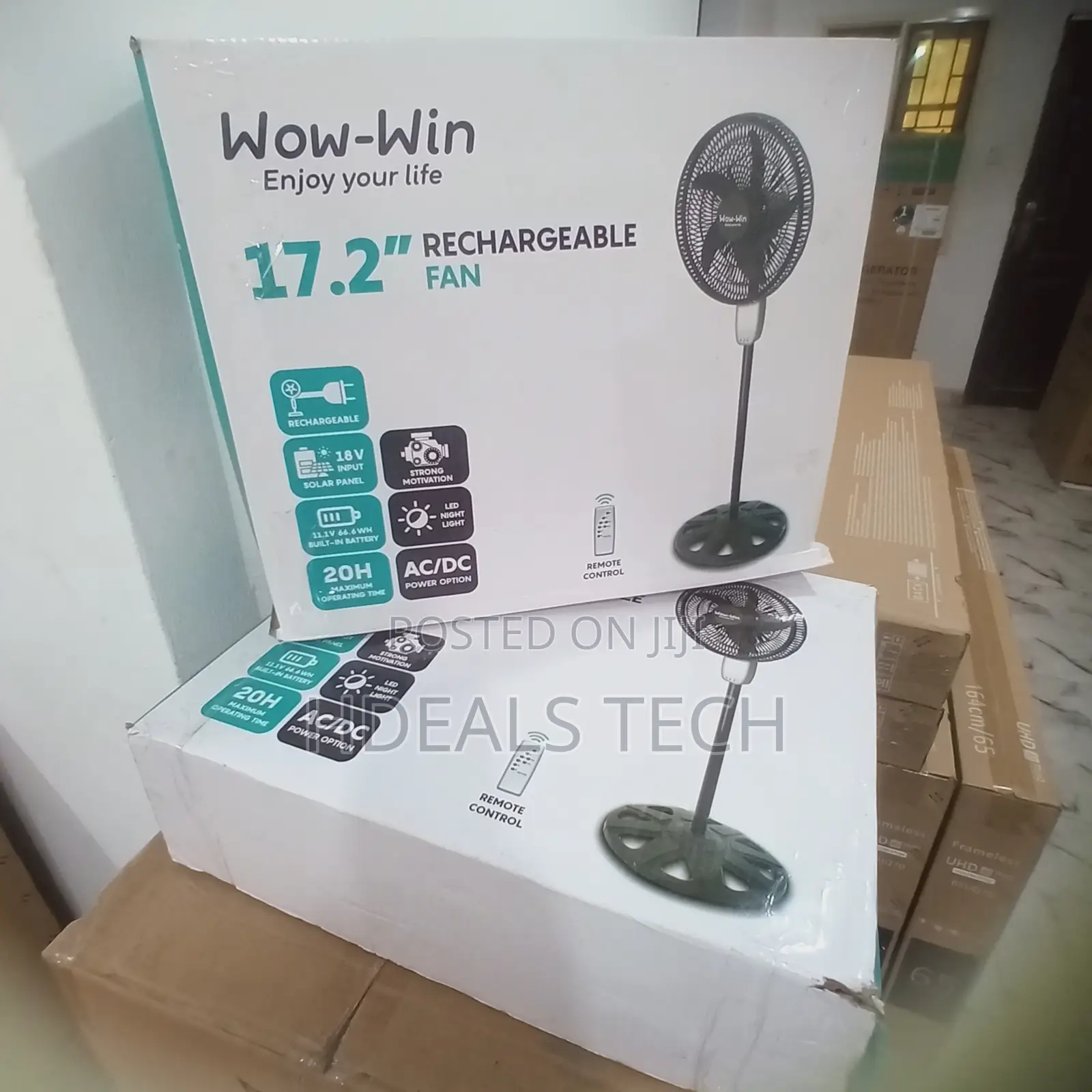 Top Notch Wow-win 17.2 Rechargeable Fan