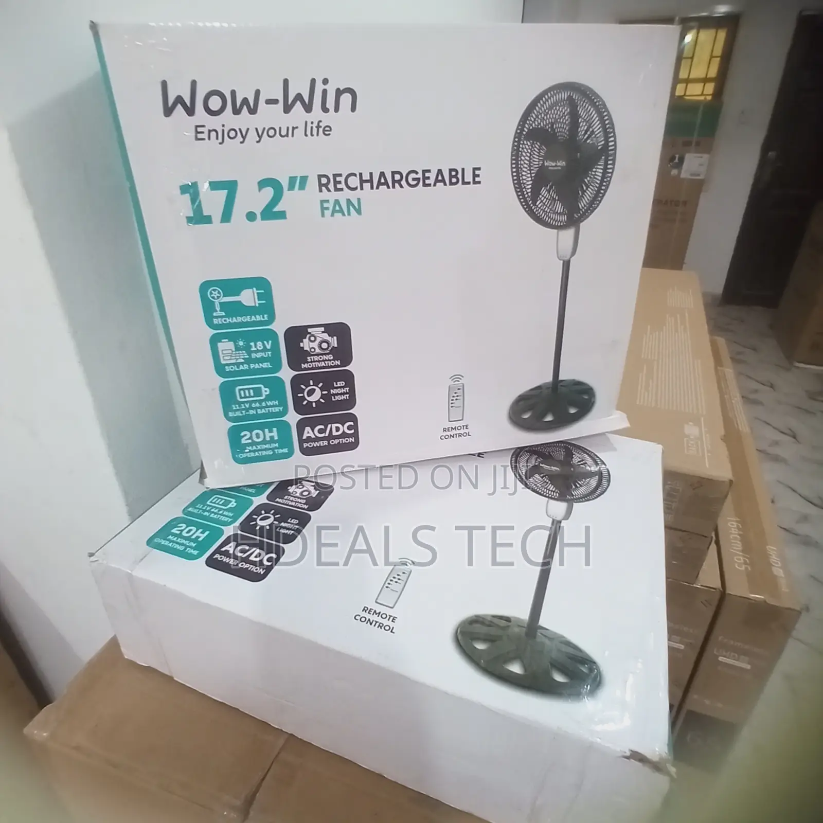 A1 Wow-Win 17.2 Rechargeable Fan