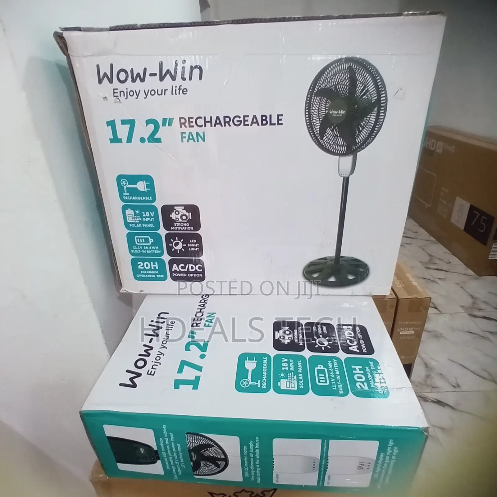Best Wow-Win 17.2 Rechargeable Fan