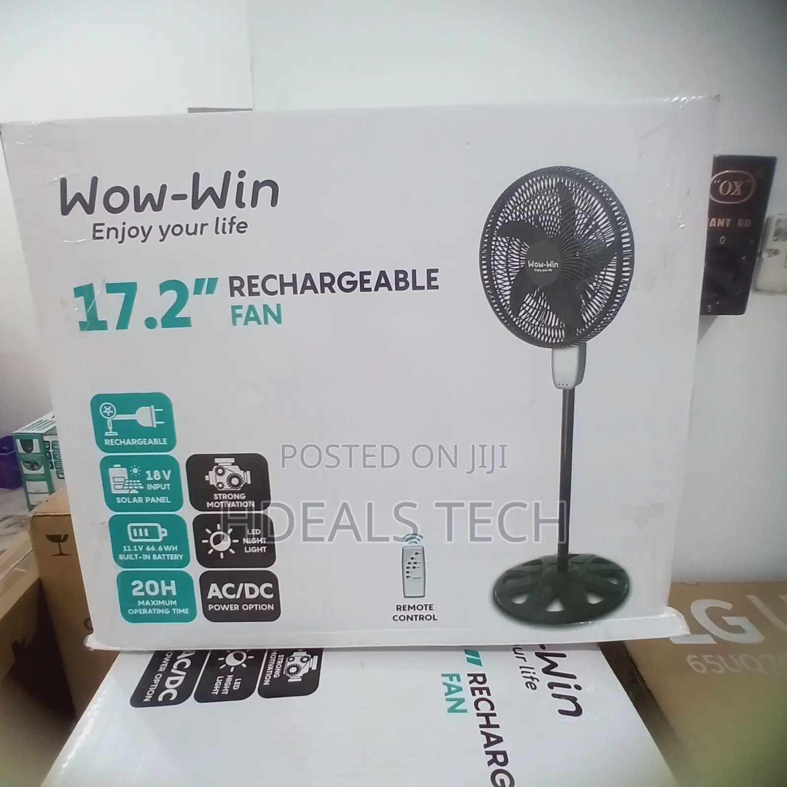 Best Wow-Win 17.2 Rechargeable Fan