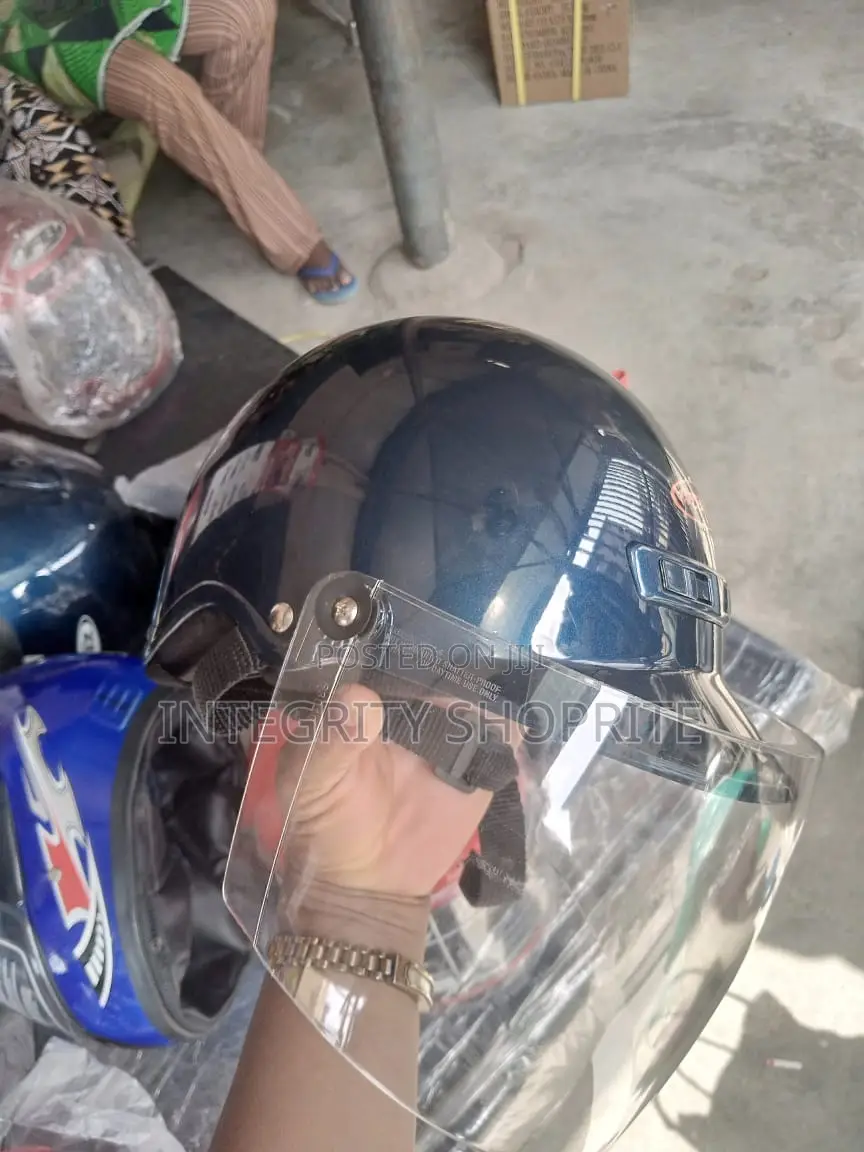Blue Colour Bike Helmet