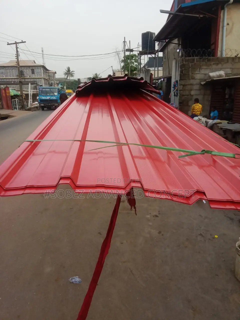 Pepper Red Lond Span Roofing Sheet
