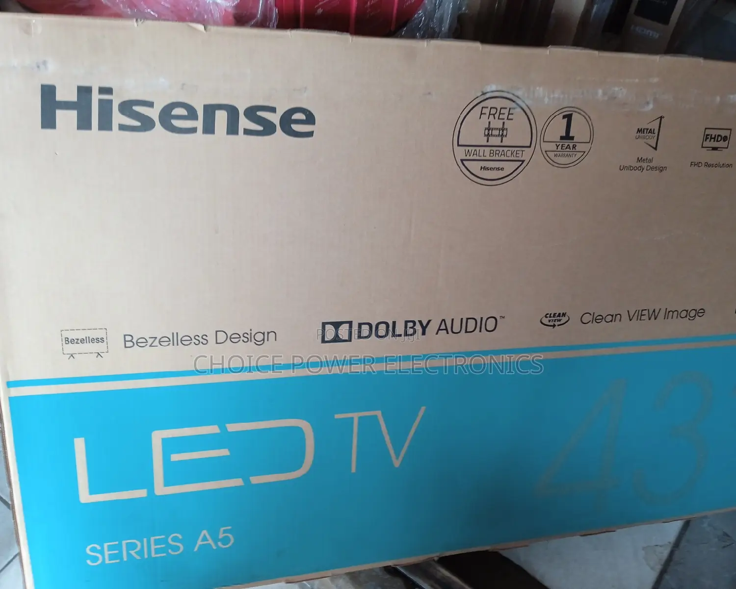 Brand New Hisense Tv VIDAA Display Made by Fouani