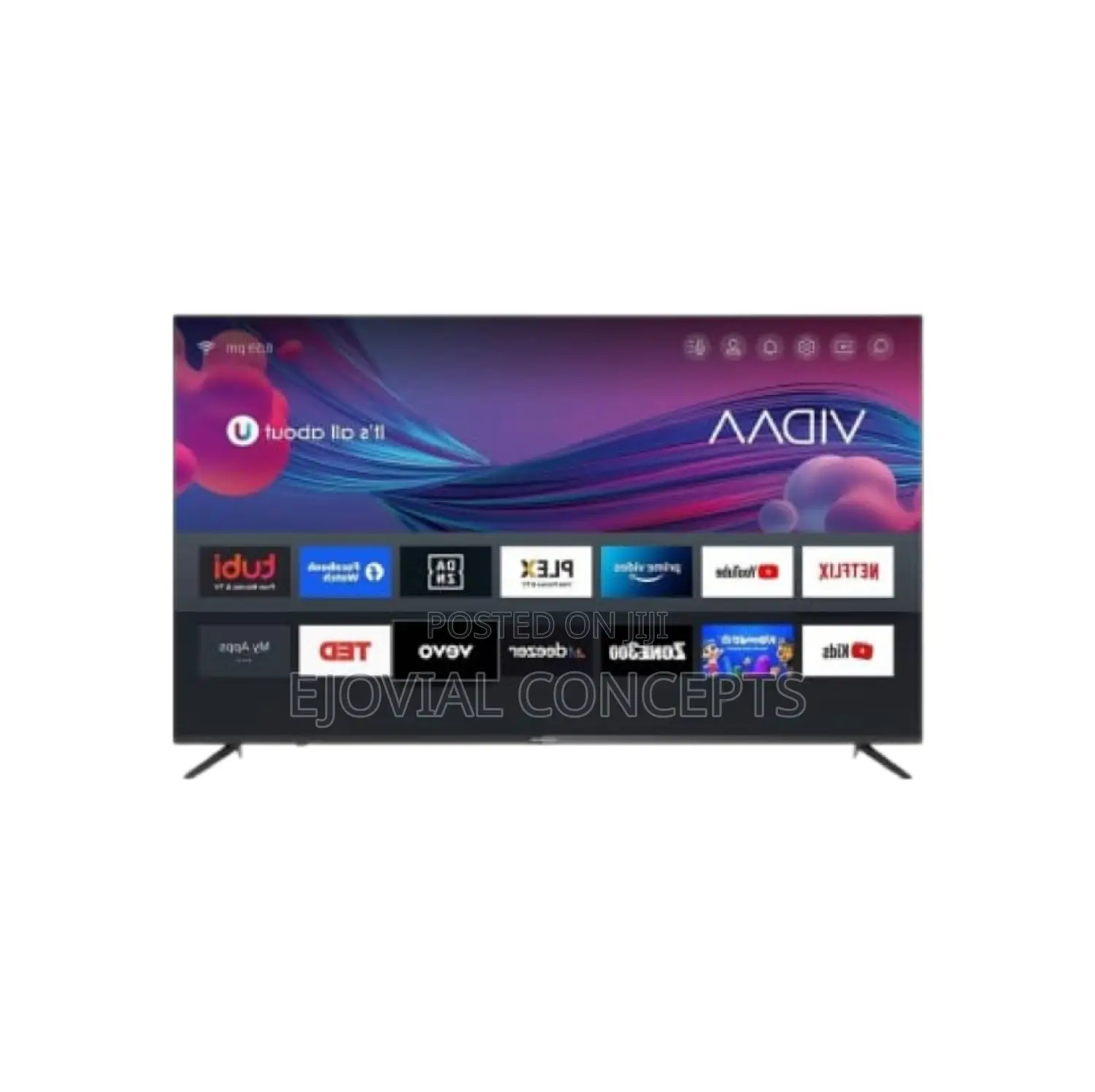 Polystar 65" UHD Smart Television Frameless With OS:Vidaa