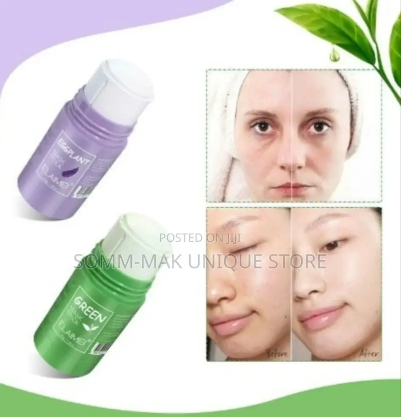 Green Tea Eggplant Purifying Clay Mask Stick 4 Deep - 40g