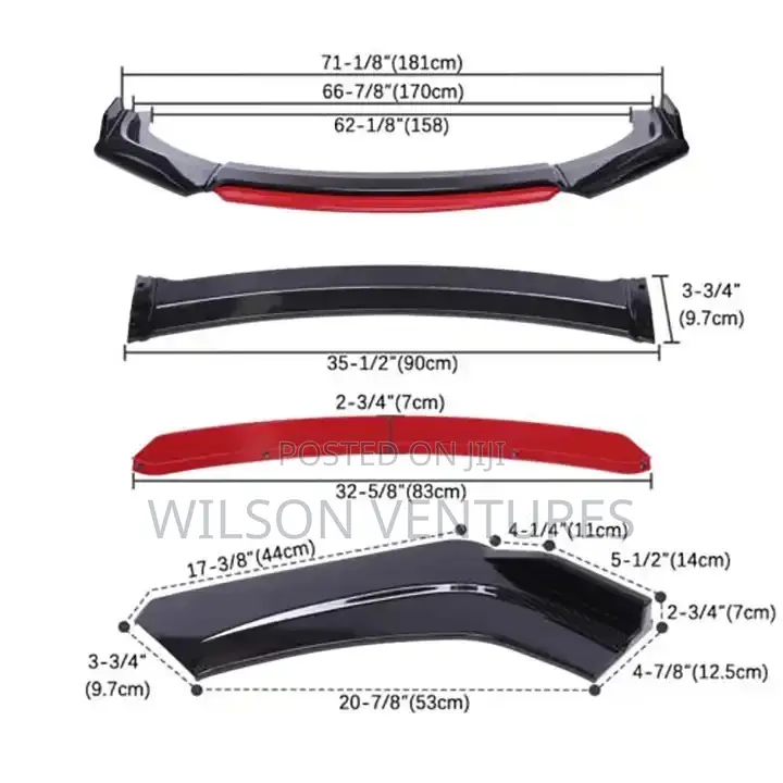 Universal Bumper Lip and Side Padded