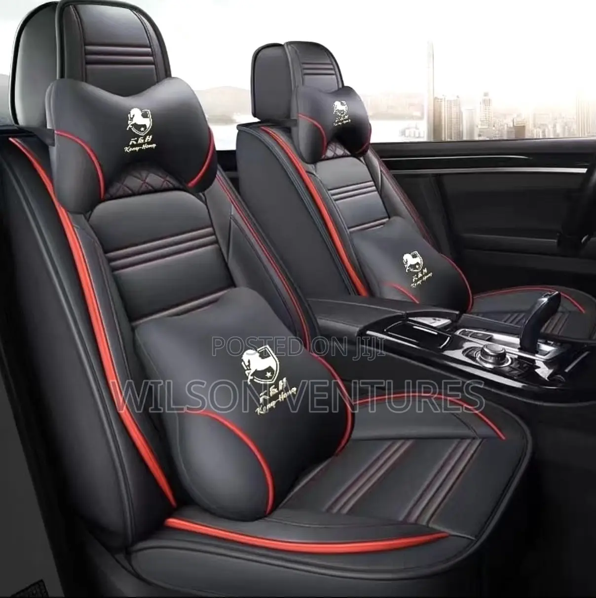 5 Seater Car Leather Seat Cover
