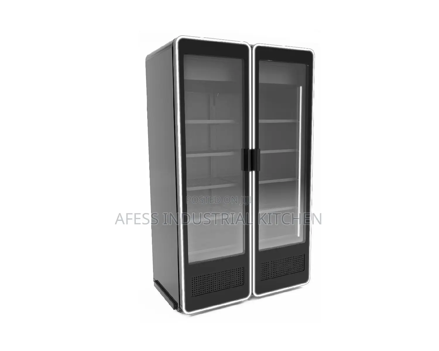 Standing Double Door Open Chiller