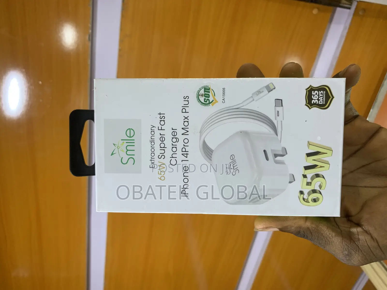 Smile Extraordinary 65watts Superfast Charger(For iPhone)
