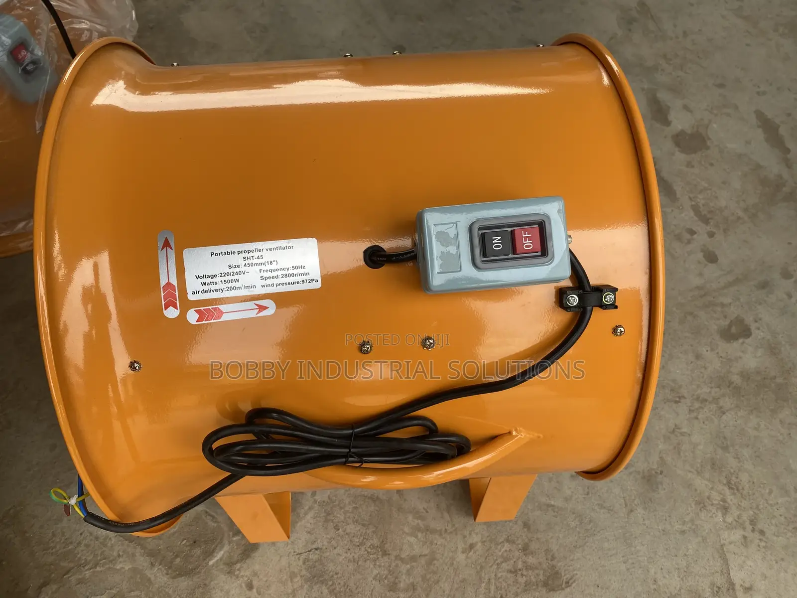Industrial Extractor Fan With Duct Hose