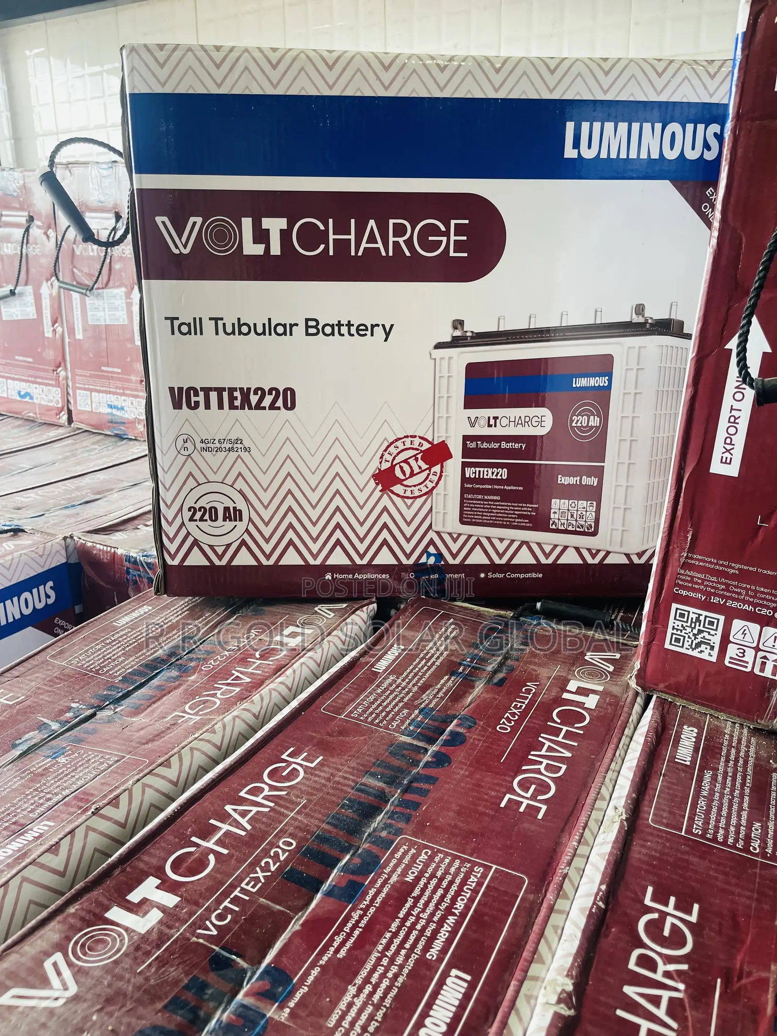 220ah 12v Luminous Battery