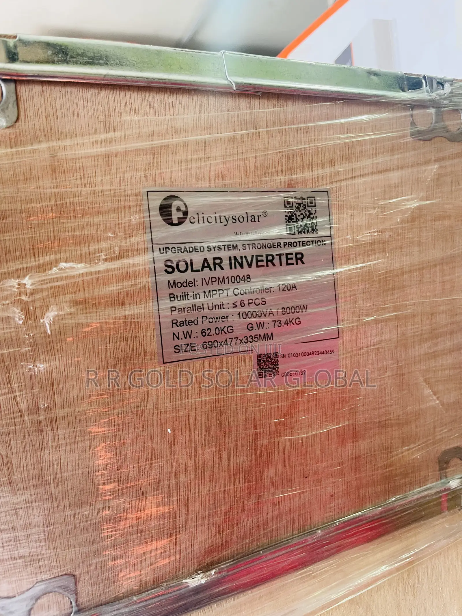10000va /8000w 48v With 120a MPPT Charager Controller