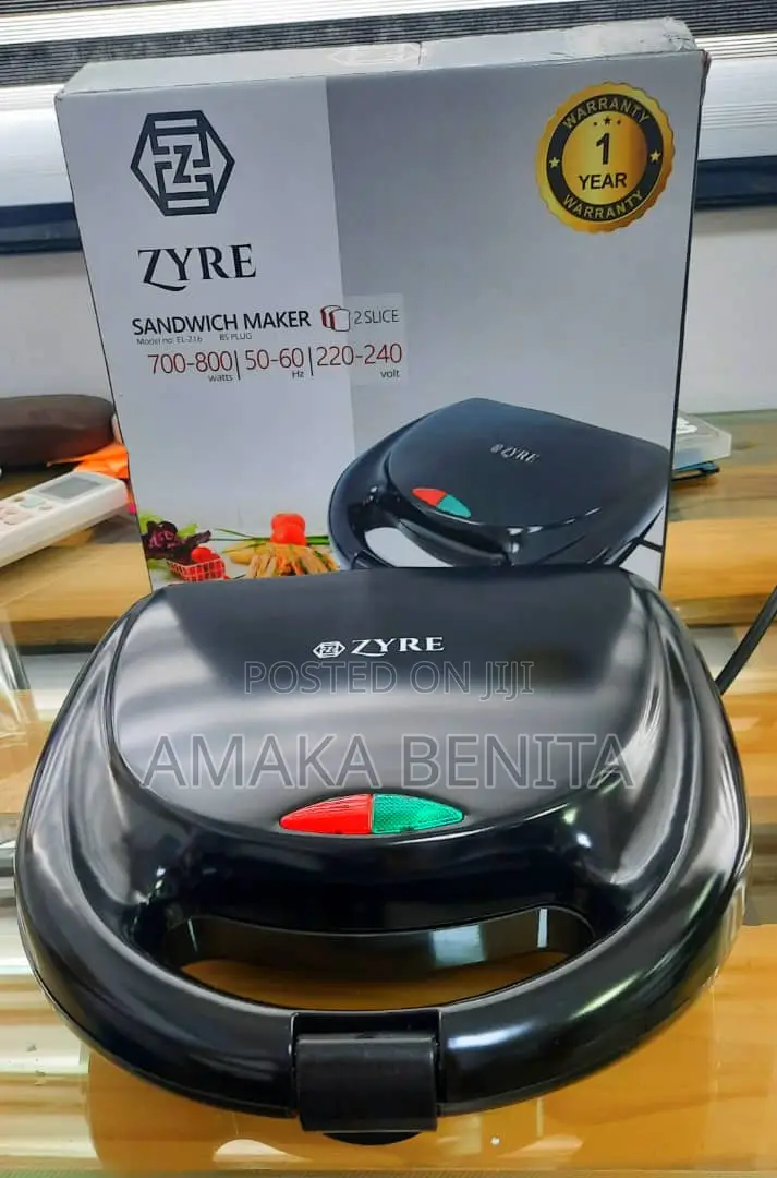 Zyre 2 Slice Sandwich Maker