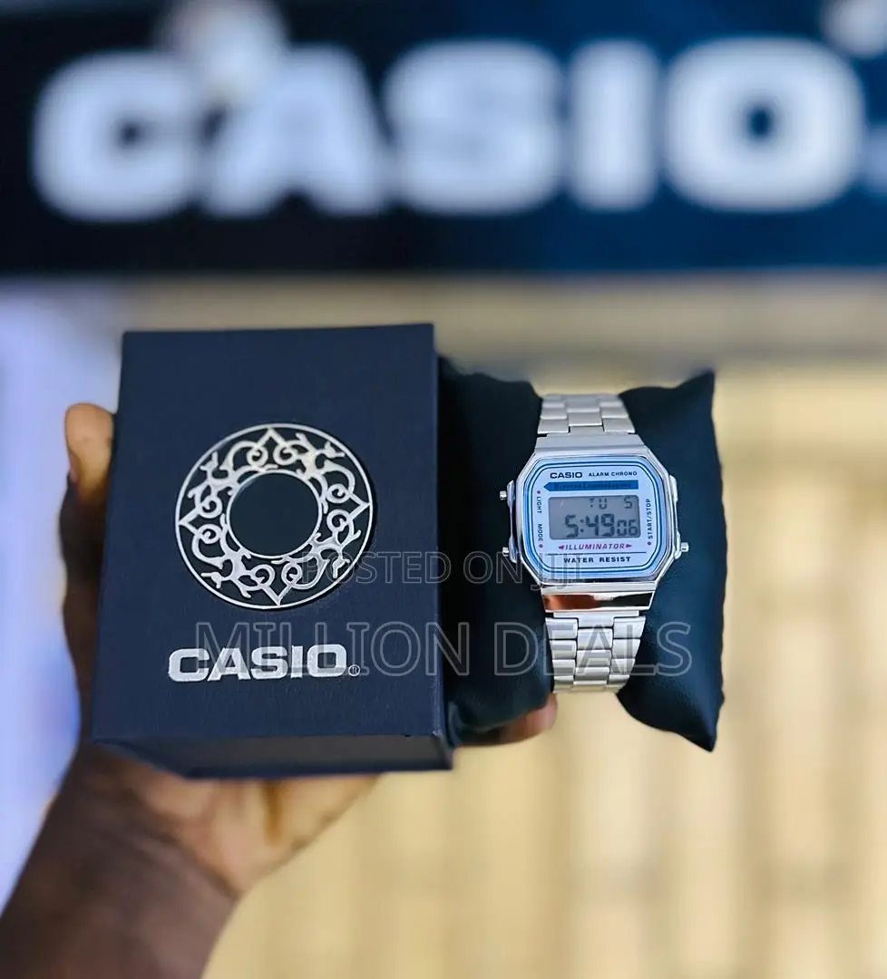 Stainless Steel Classic Men’S Casio Wrist Watch