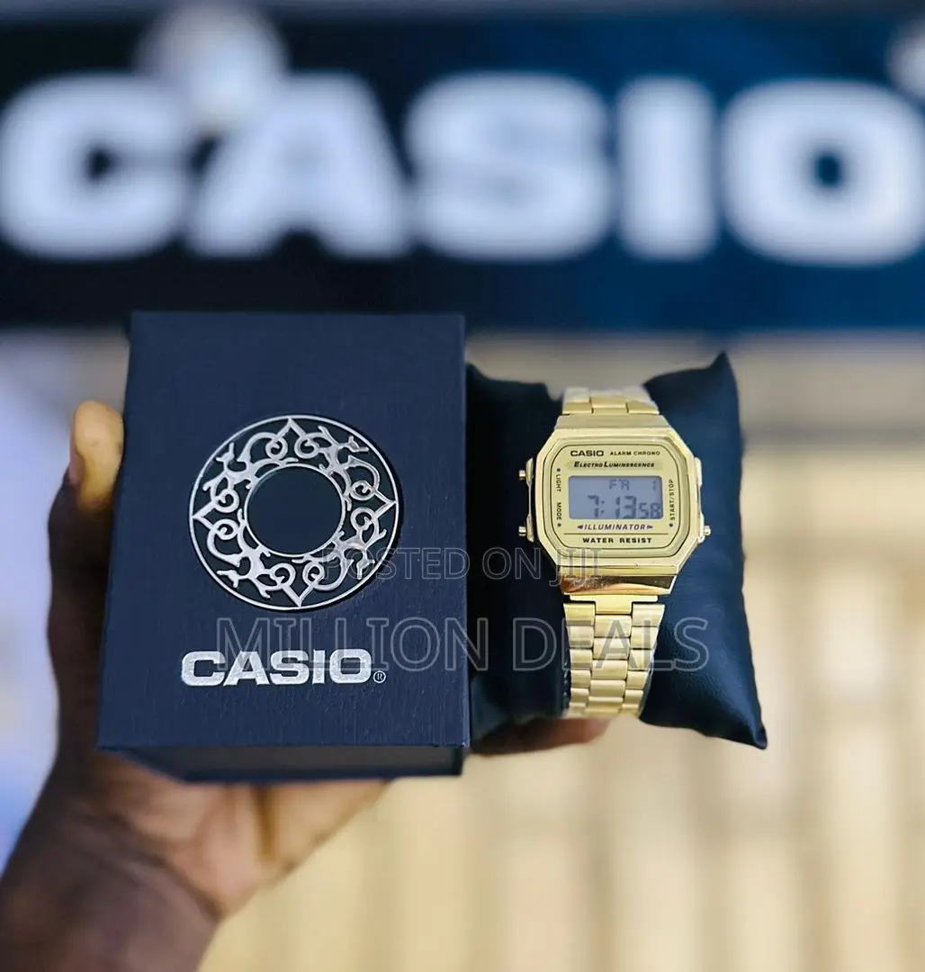 Stainless Steel Classic Men’S Casio Wrist Watch