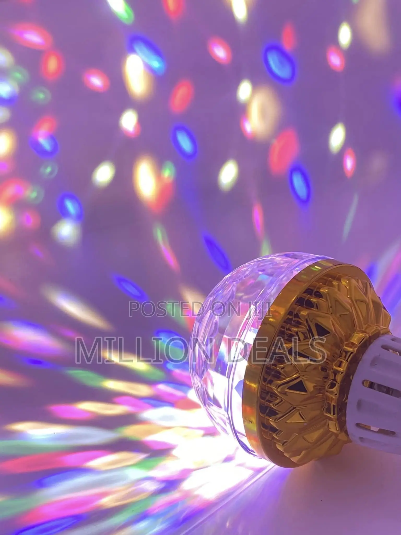 Disco Led Rotating Lamp