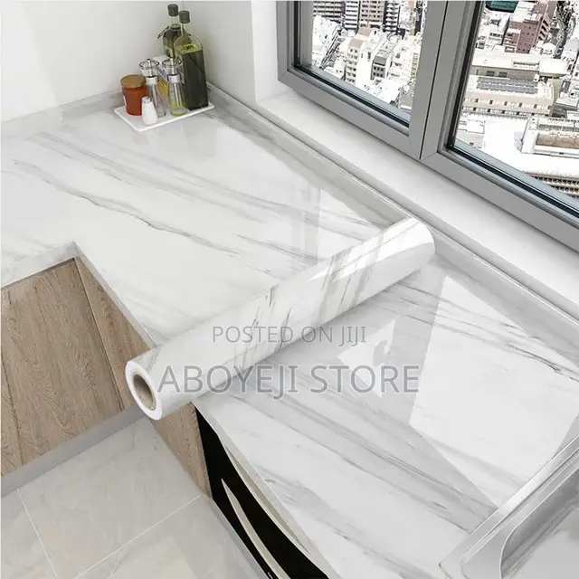 Marble Adhesive Waterproof Wallpaper Wall Decor Wall Sticker