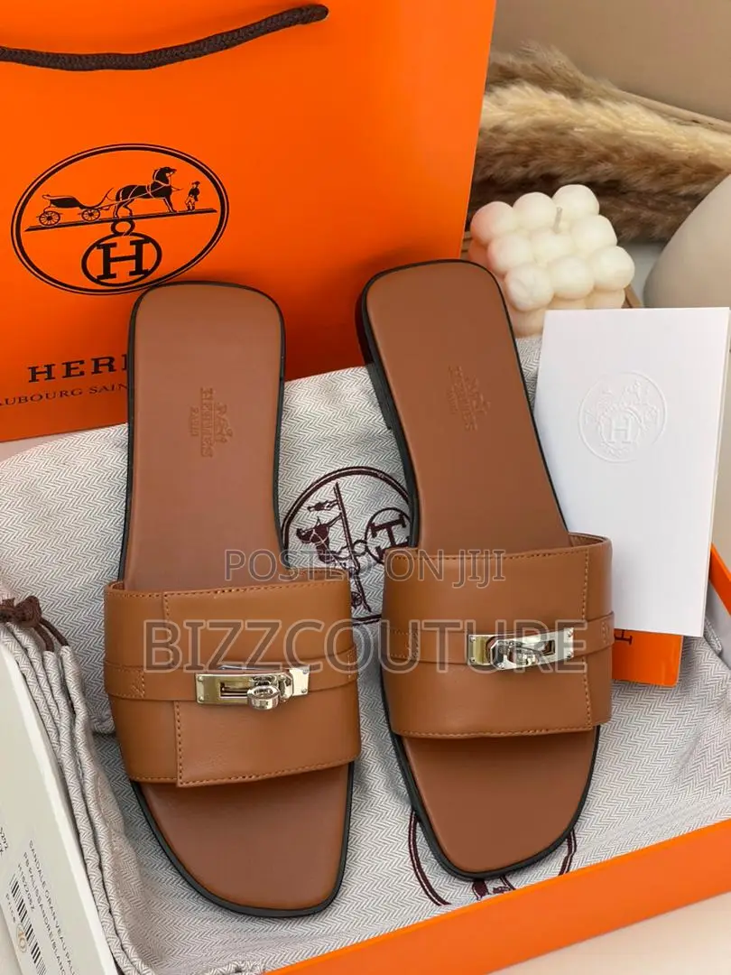 Original HERMES Slippers for Ladies Available in Store