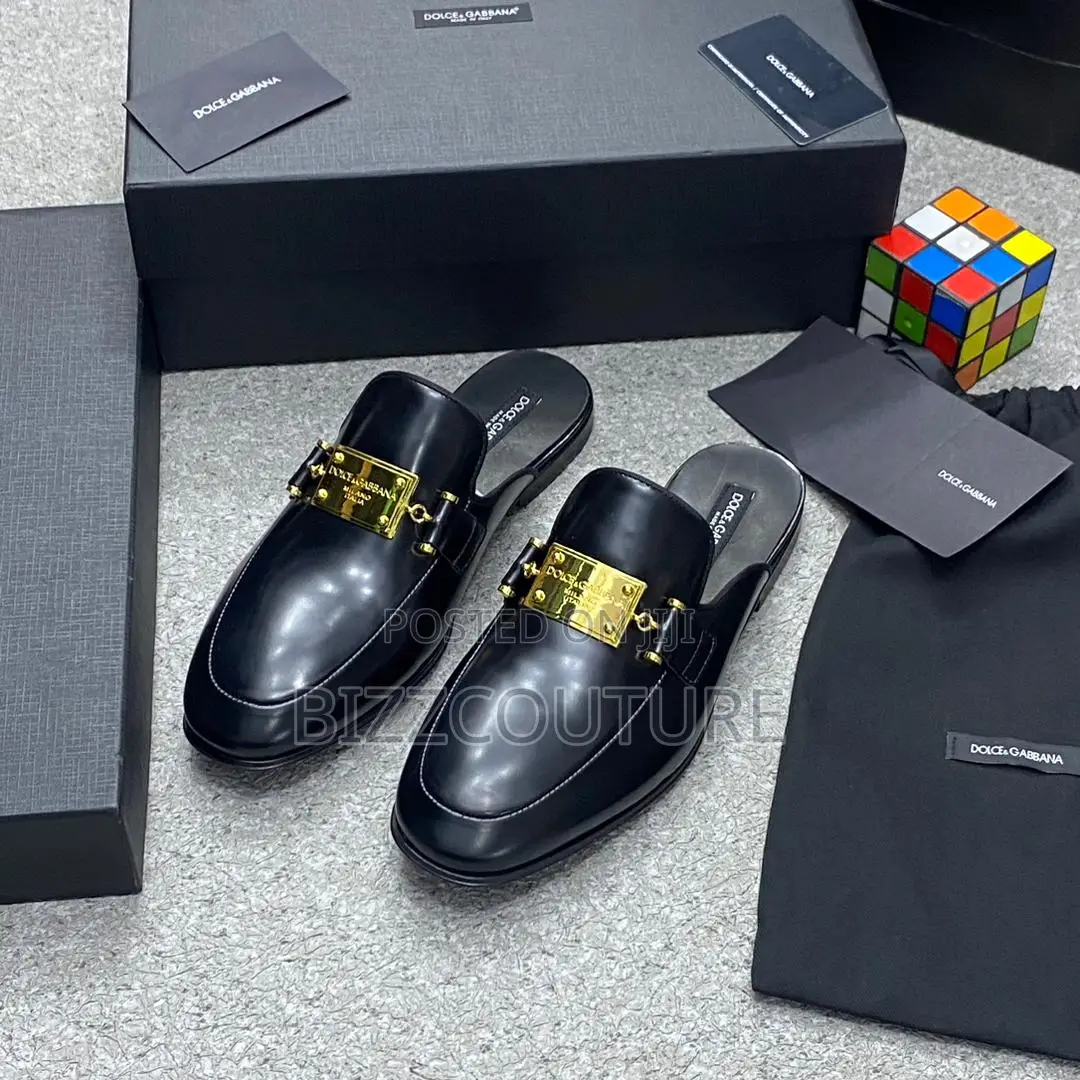 Original DOLCE GABBANA Half Shoes Available in Store