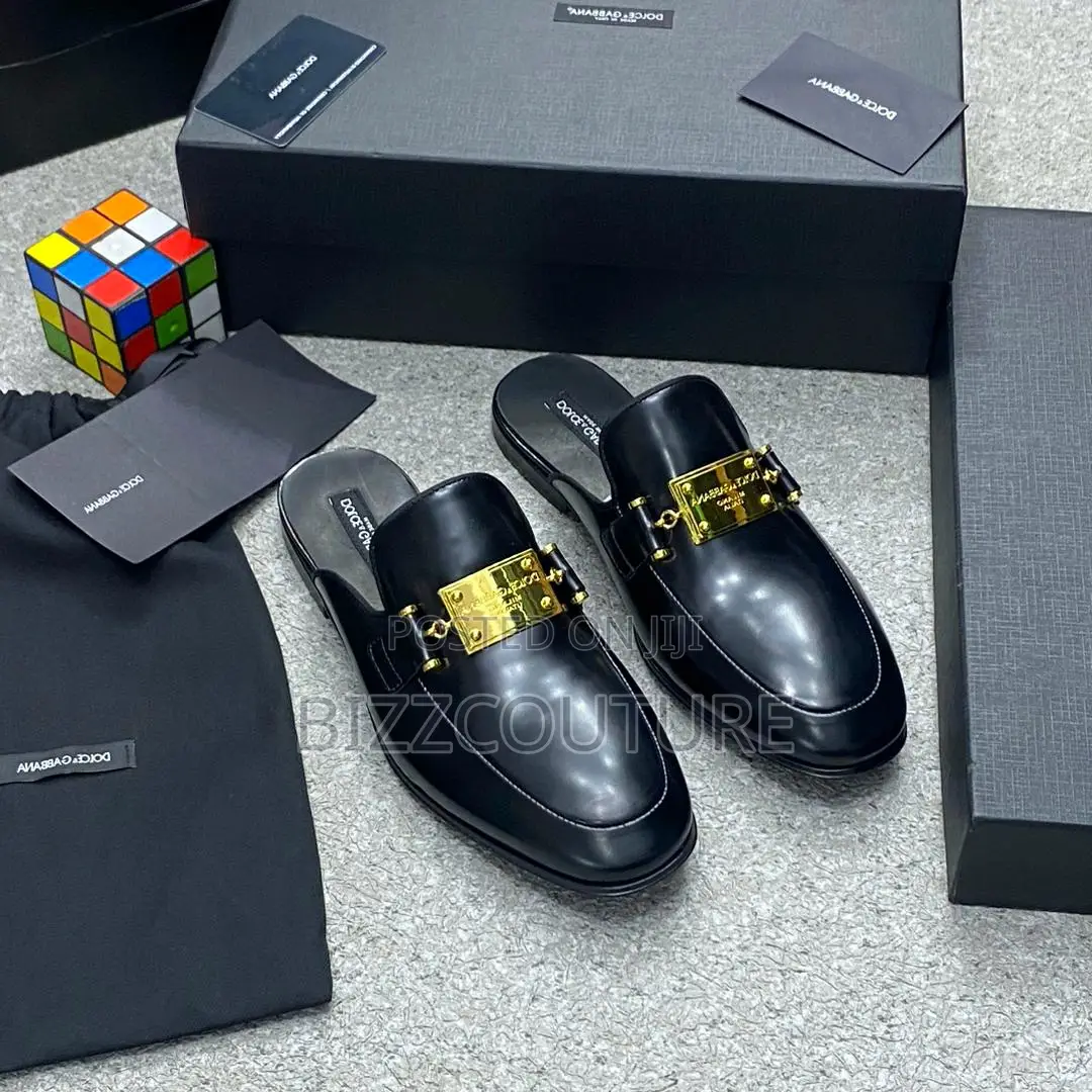 Original DOLCE GABBANA Half Shoes Available in Store