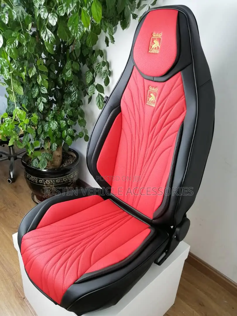 Maxone Black and Red Seat Cover