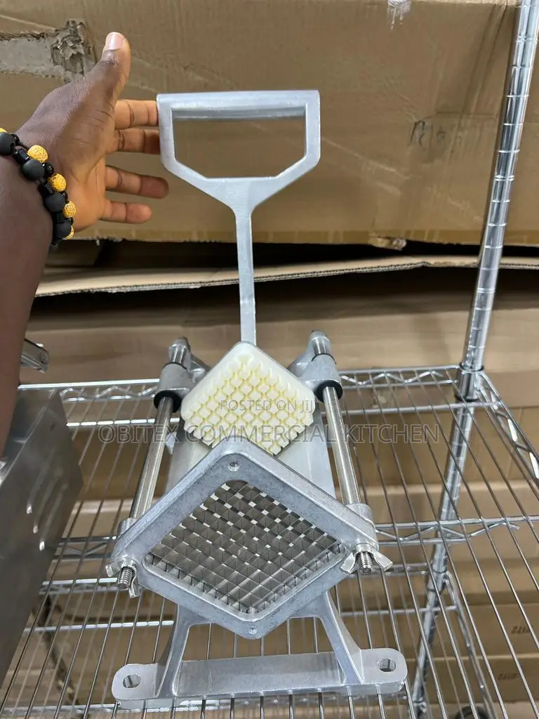 Potatoes and Plantain. Manual Dicer Machine