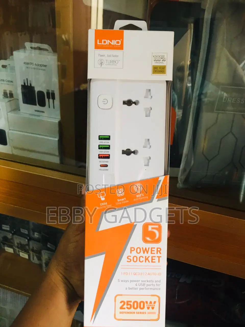 LDNIO Extension Cord LDNIO SC5415 5 Way Outlet Power Strips
