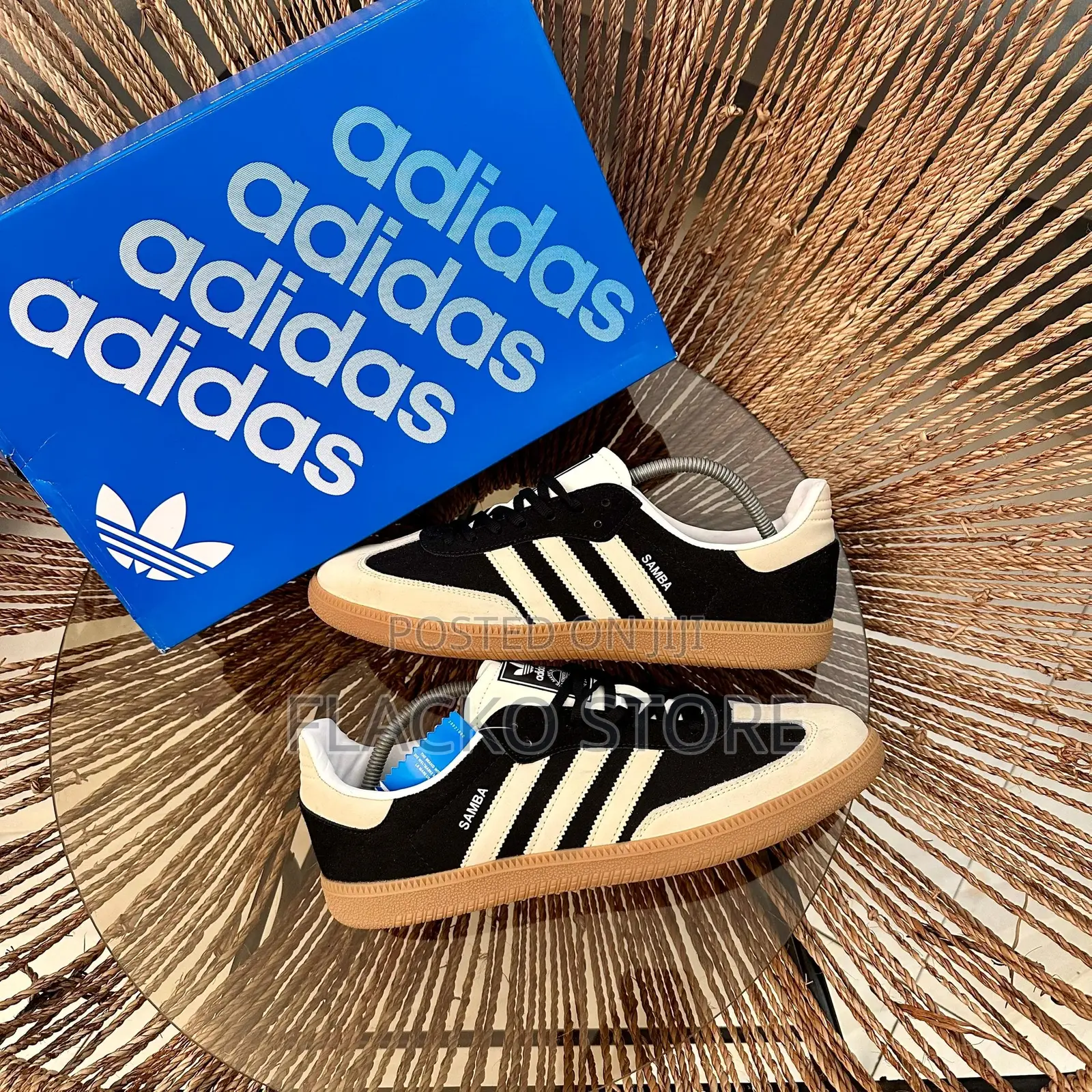Original Adidas Samba Black Wonder White Sneakers