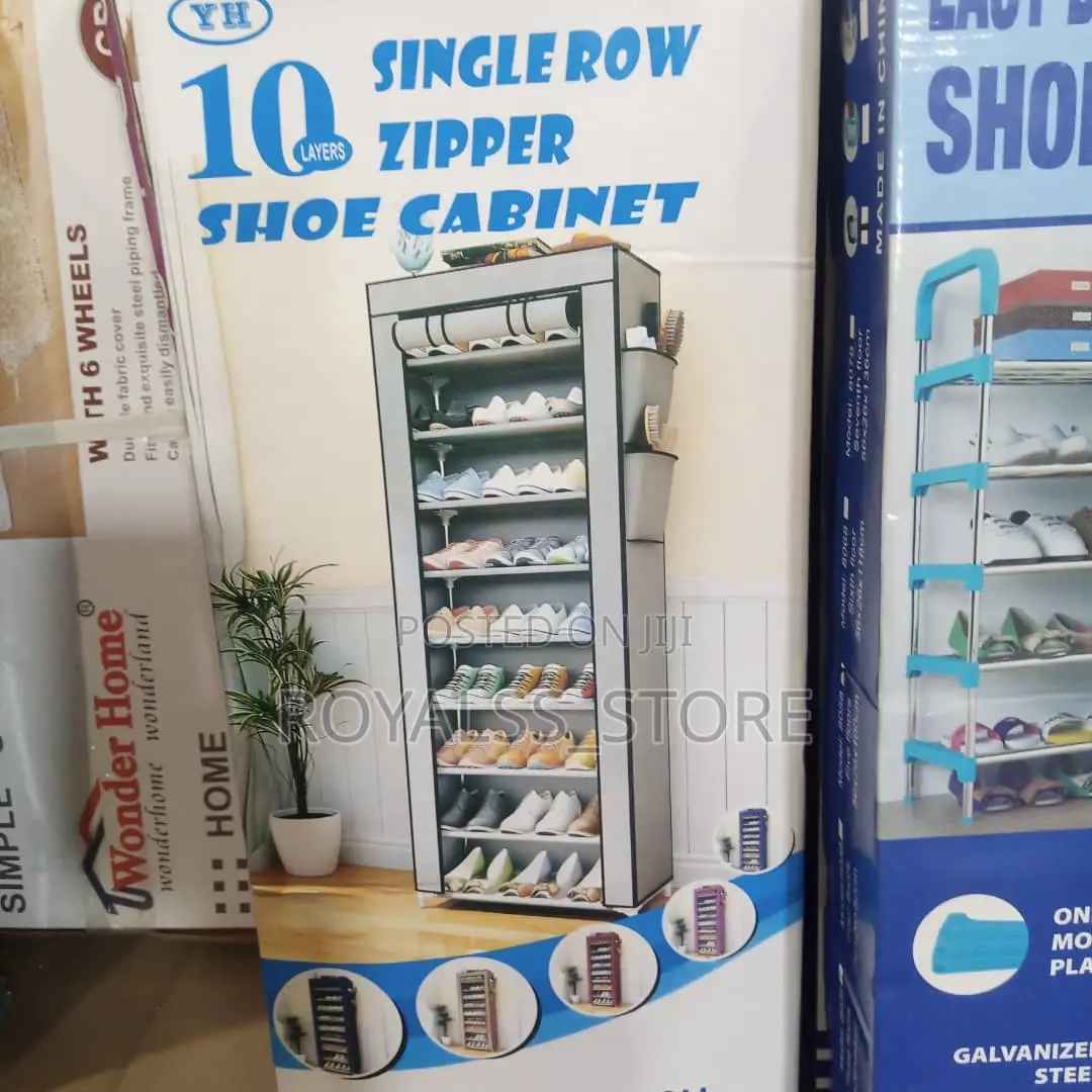10 Layers Shoe Storage Wardrobe- Shoe Rack
