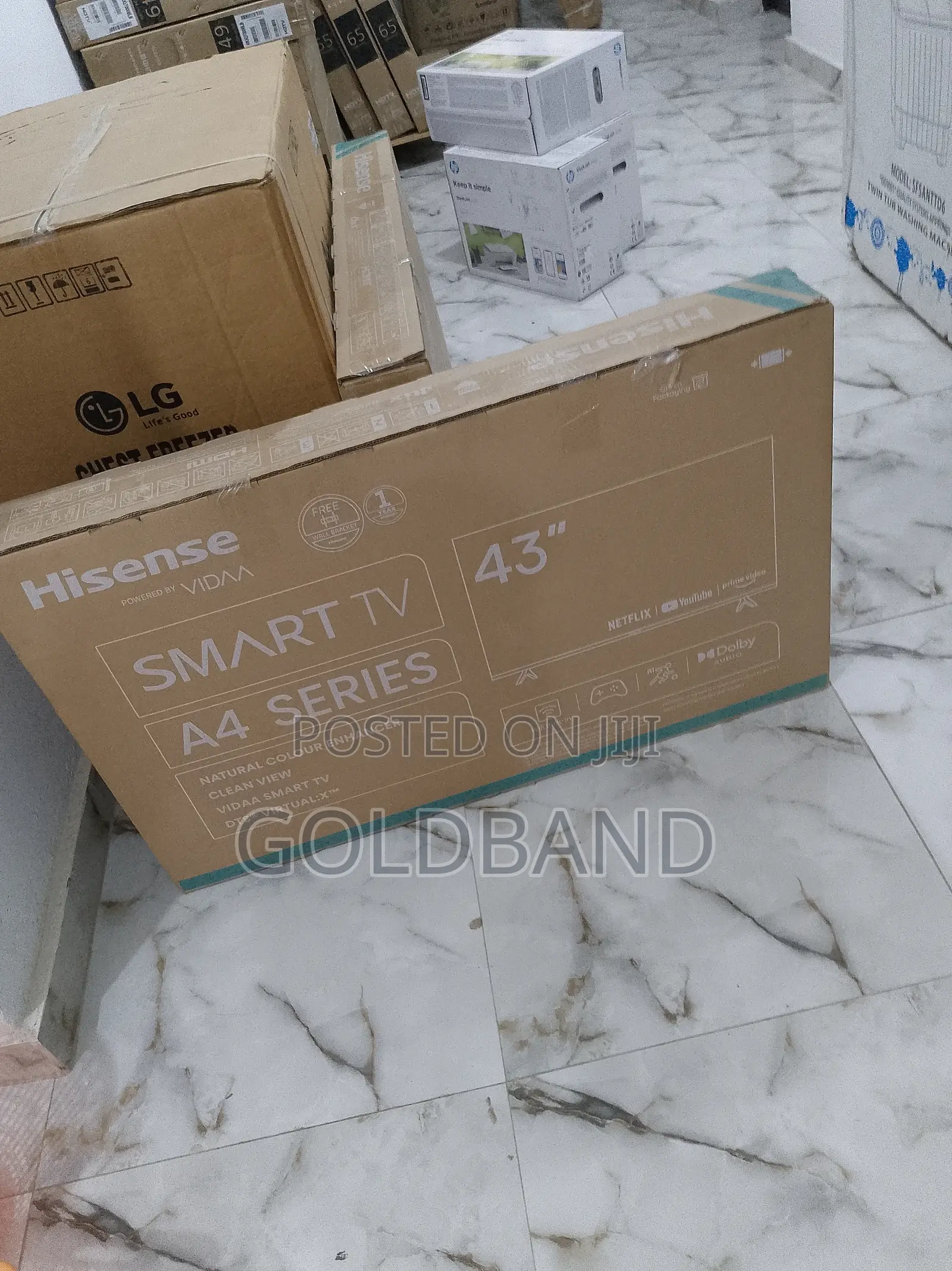 Durable 43 Inches Hisense Smart Tv- 43a4k