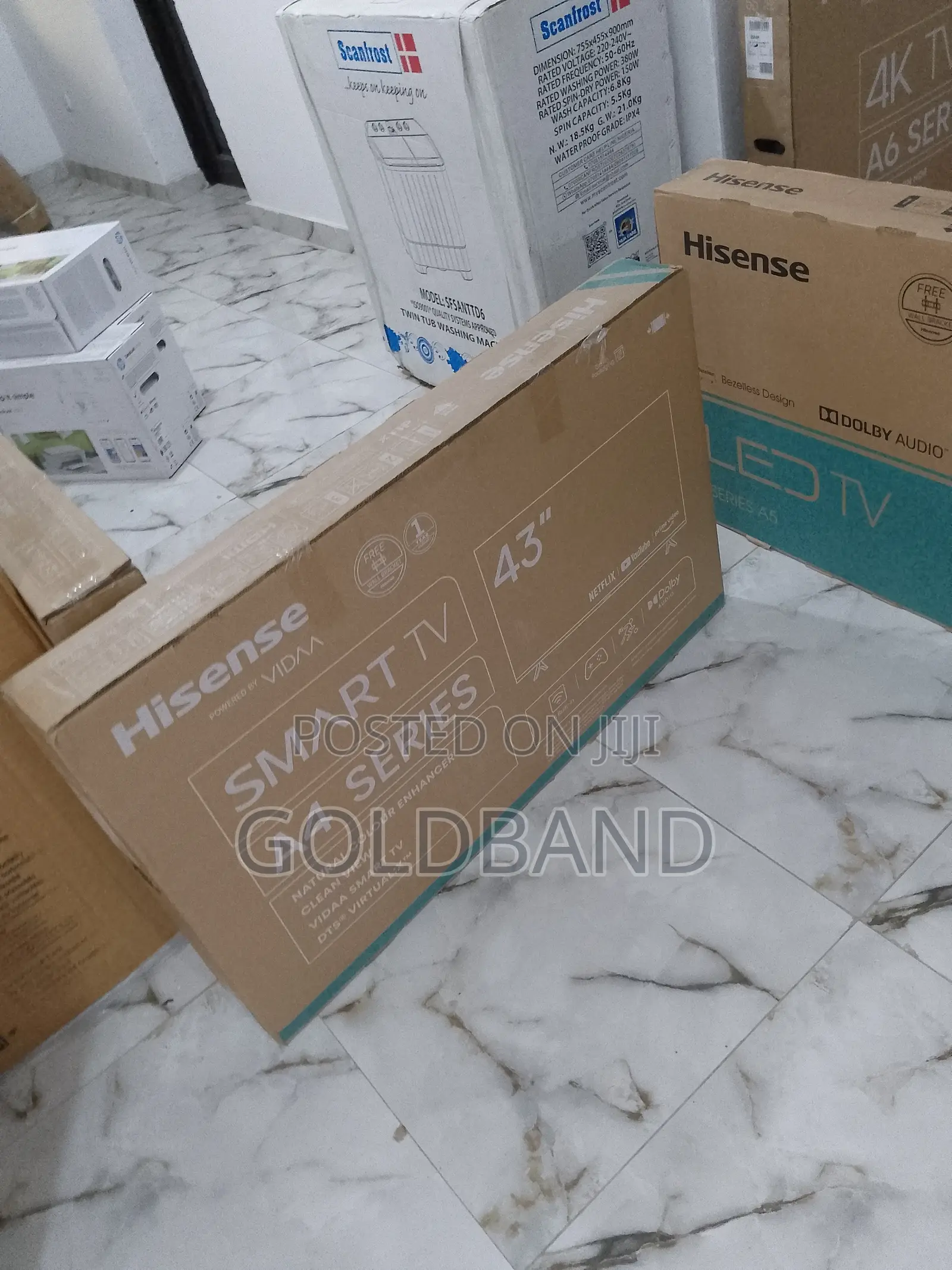 Brand New Hisense 43" Smart Tv- 43a4k