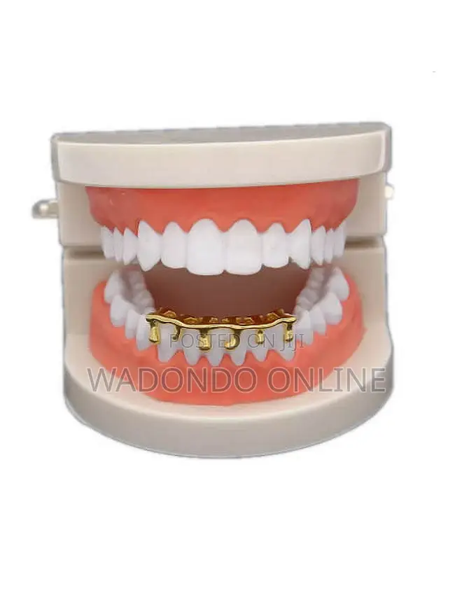 Unisex Drip Teeth Tooth Grillz-Rose Gold