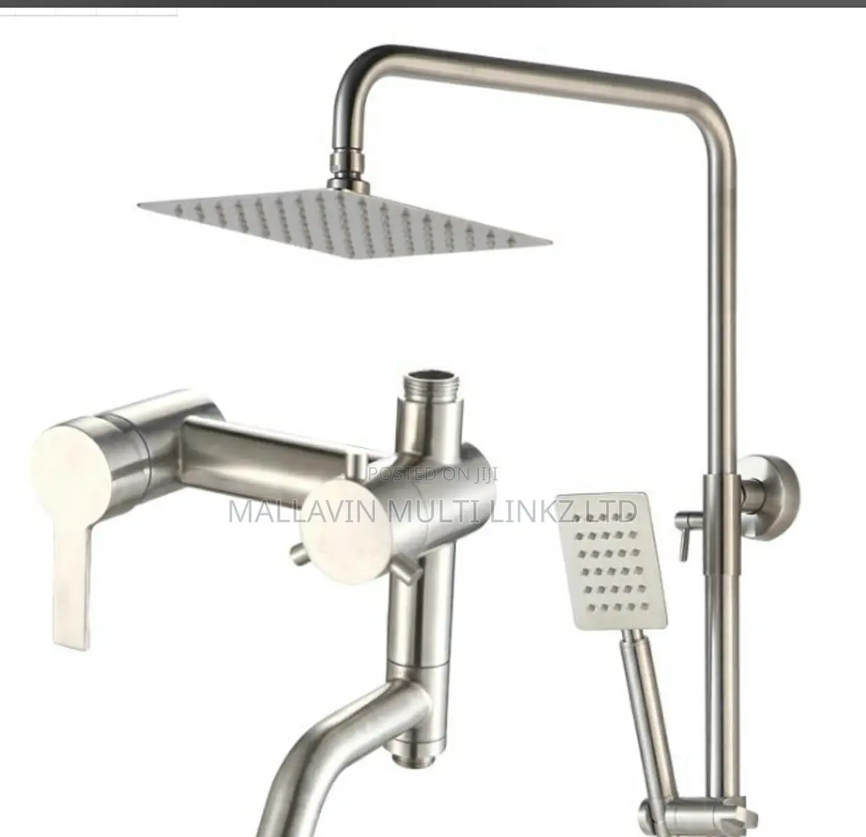 Brimix Antirust Silver Standard Standing Shower