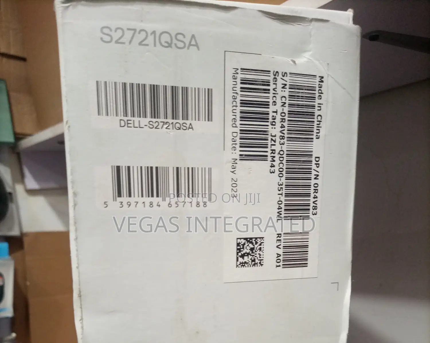 Dell S2721qsa 27" (Uhd) Monitor With Integrated Speakers
