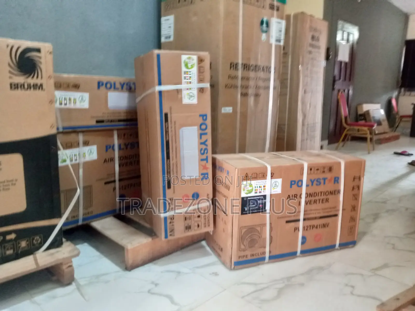 Original Polystar Inverter Split AC With Kits-Pv-12tp41inv