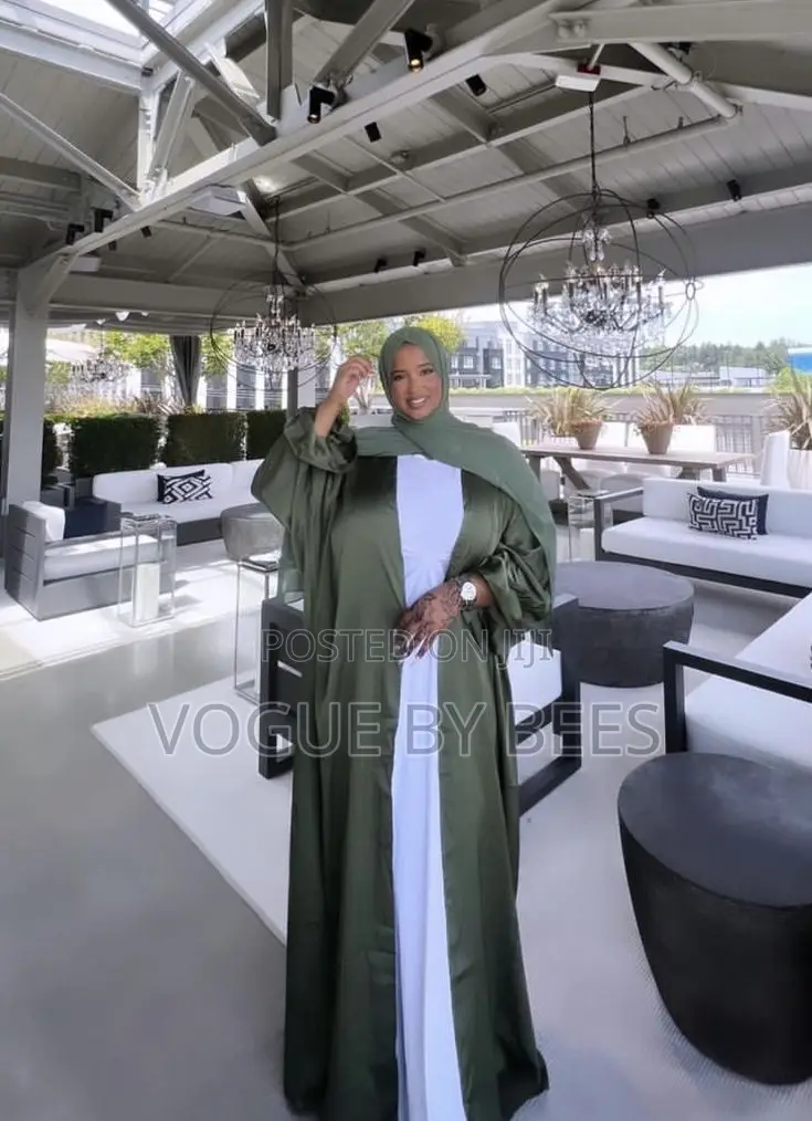 Silk and Inner Abaya Gown