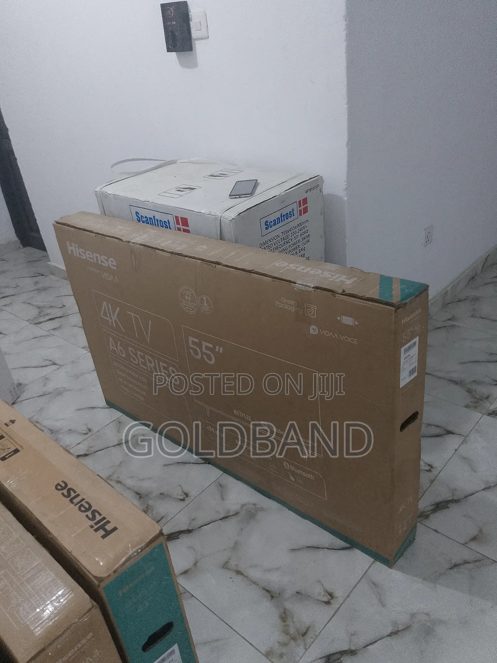 55 Inches Hisense 55A6K Smart Tv- Complete 