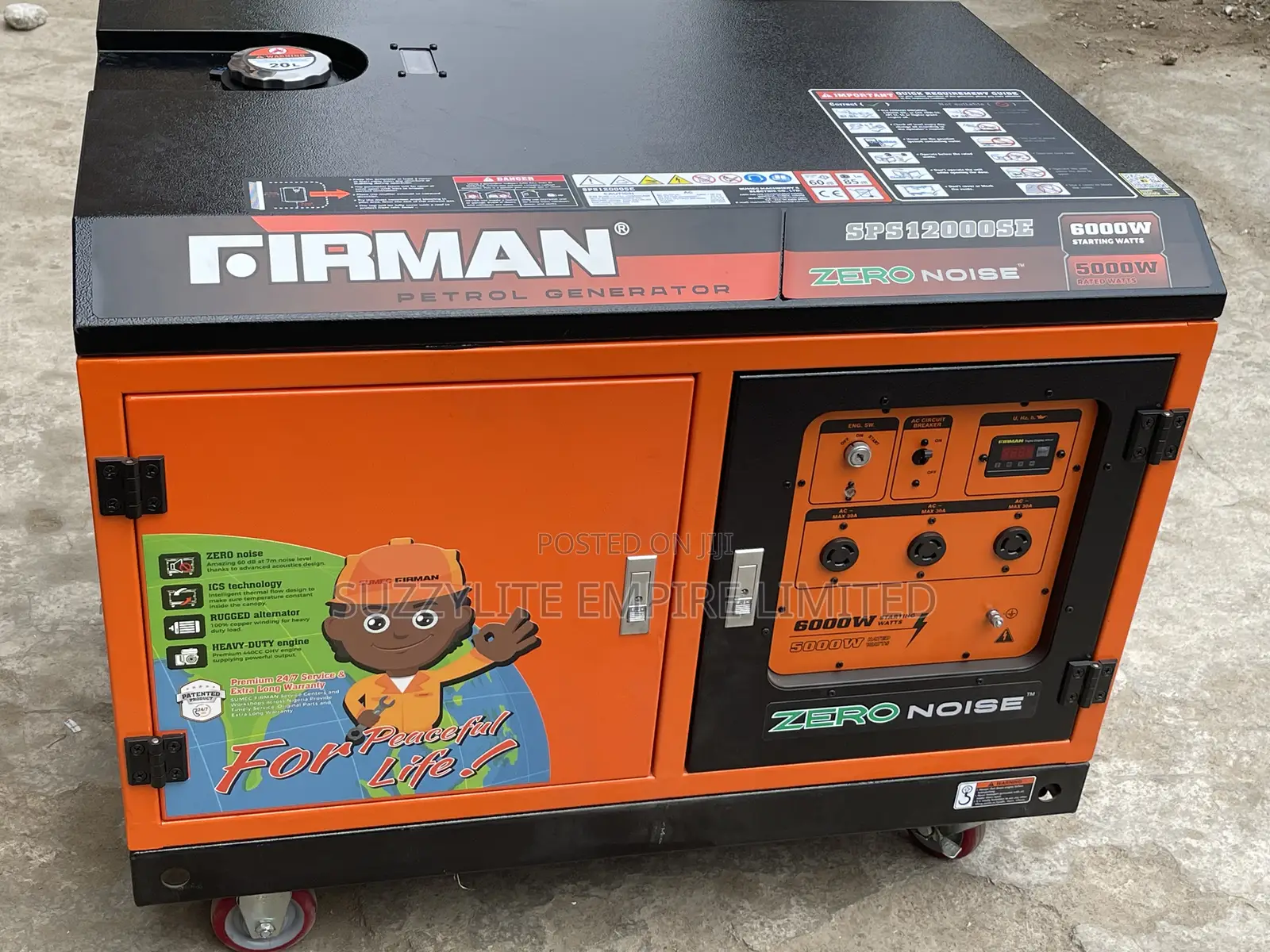 Firman Soundproof DIESEL 8.5kva Generator
