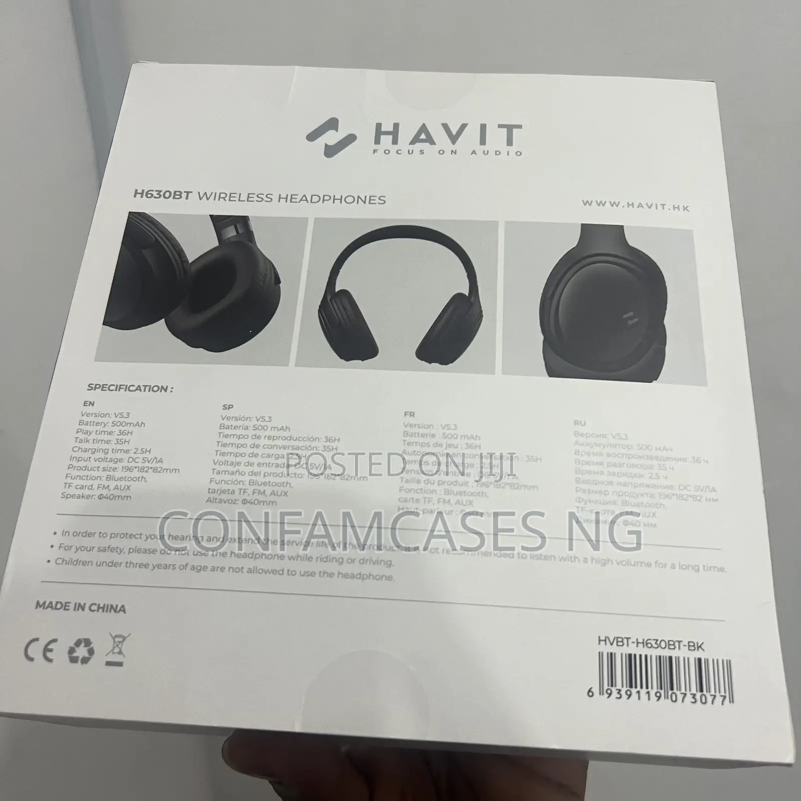 Havit H630bt Wireless Bluetooth Headphone