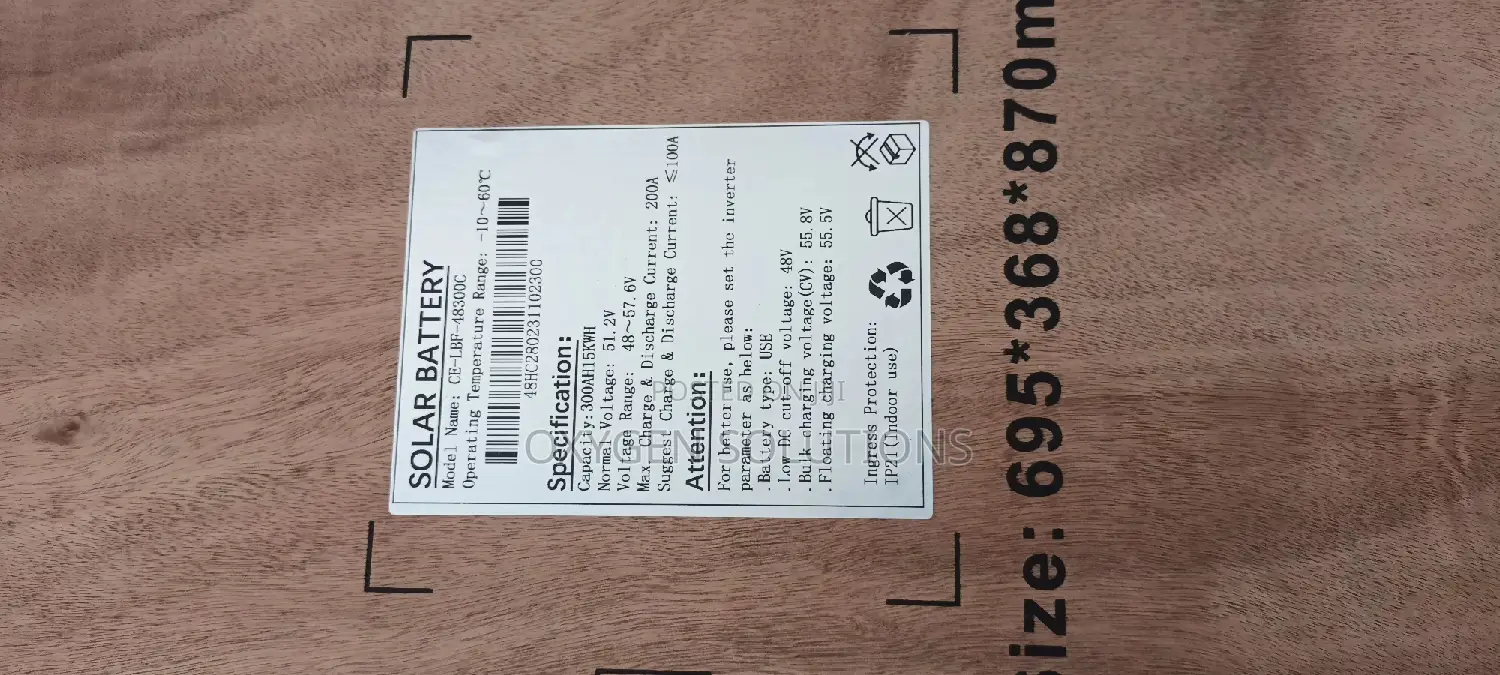 15kwh 51.2v Cworth Lithium Battery