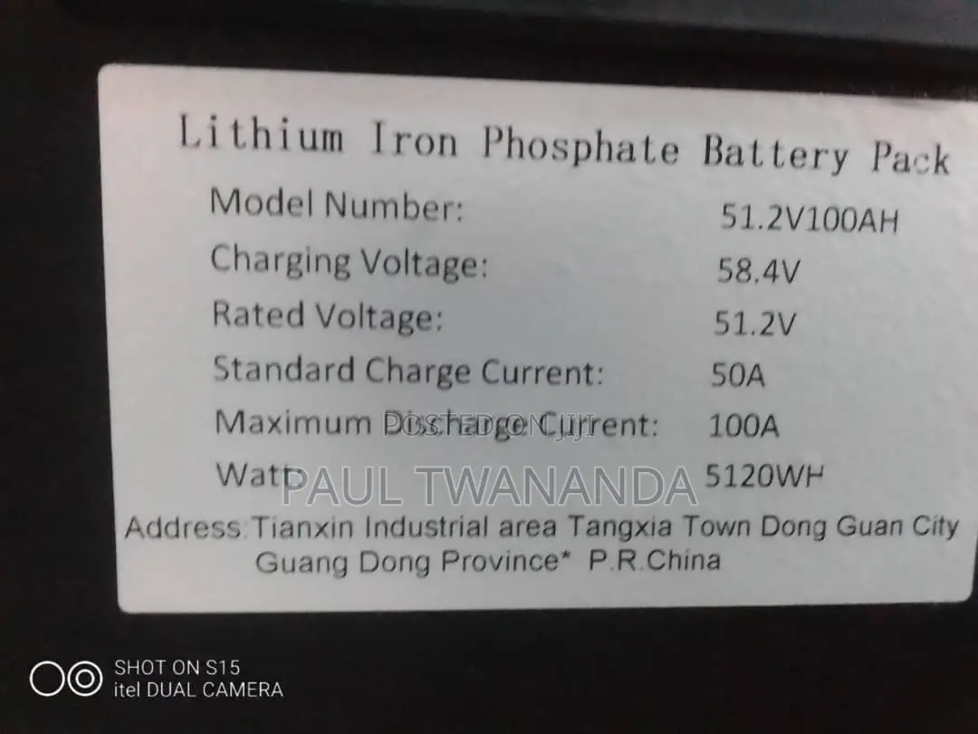 SMS 5kwh 48v Lithium Ion Batteries