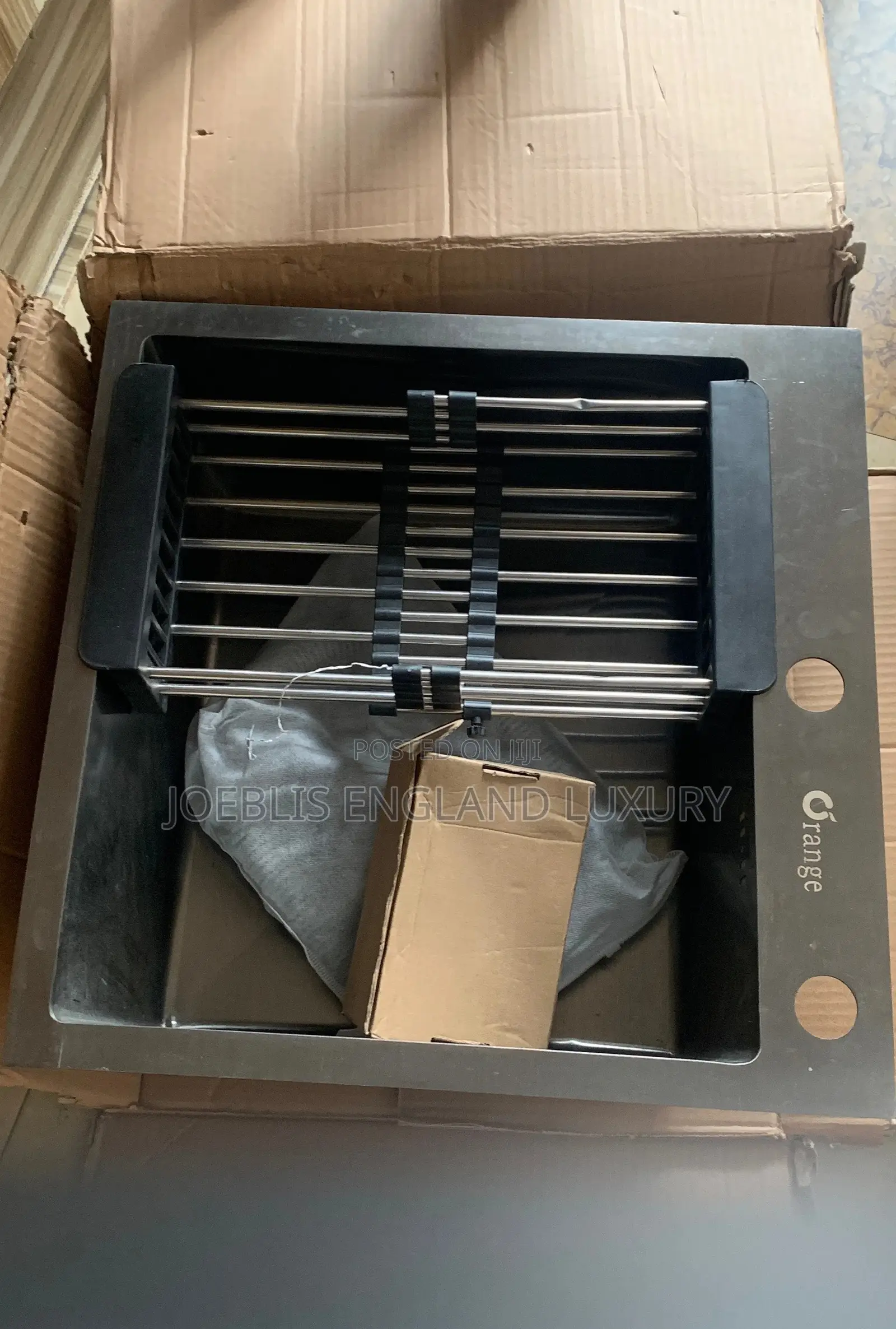 Single Bowl Hand Made Kitchen Sink Black