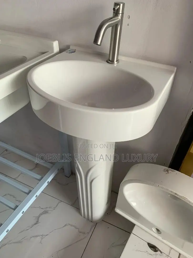 Plastic Wash Hand Basin With Pedestal