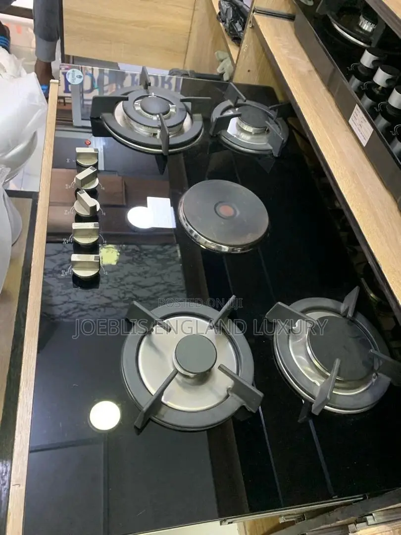 Inbuilt Burner Electric and Gas With Glass Top