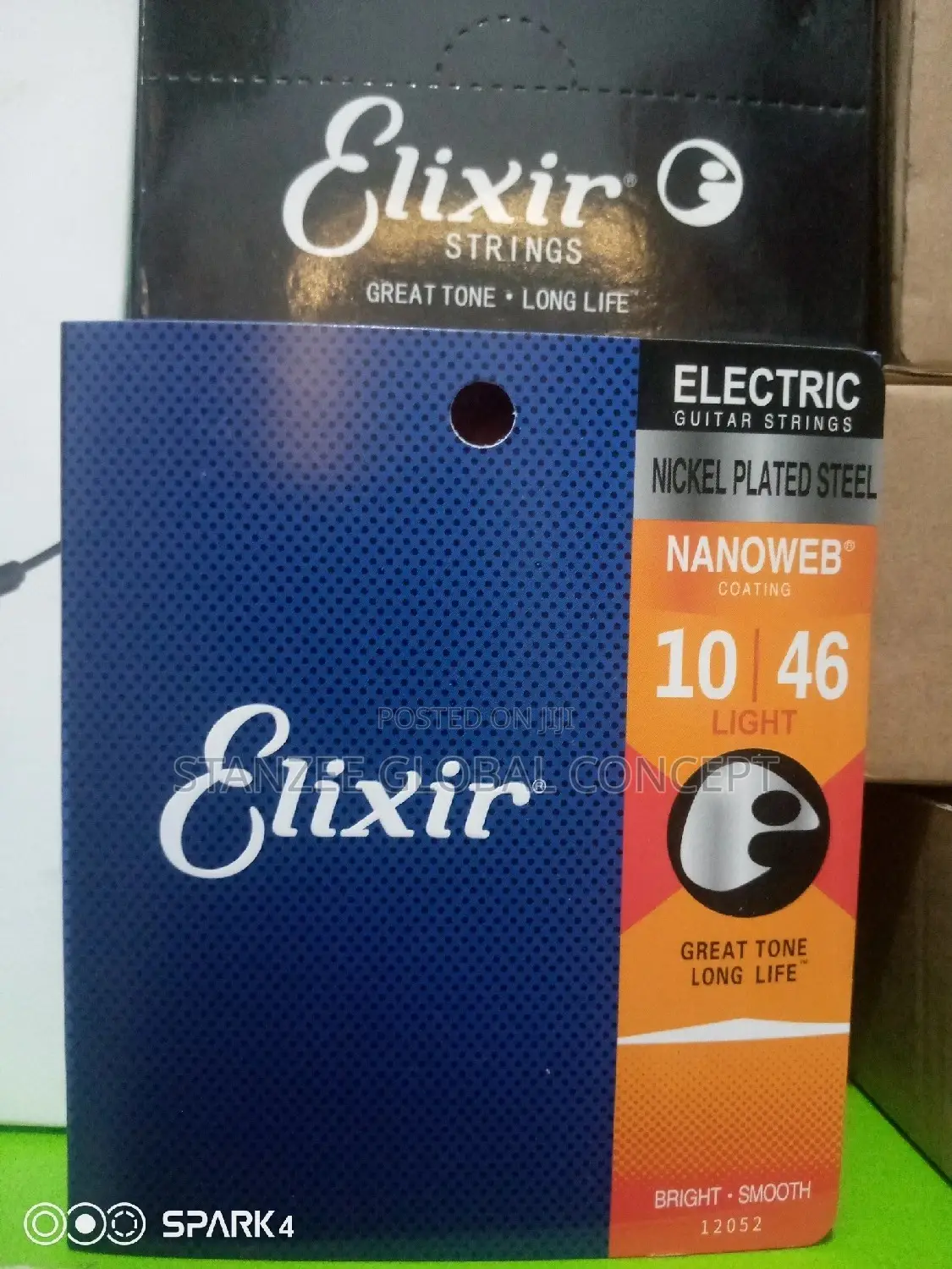 Elixir Nanoweb Nickel Wound 10-46 Electric Guitar Strings