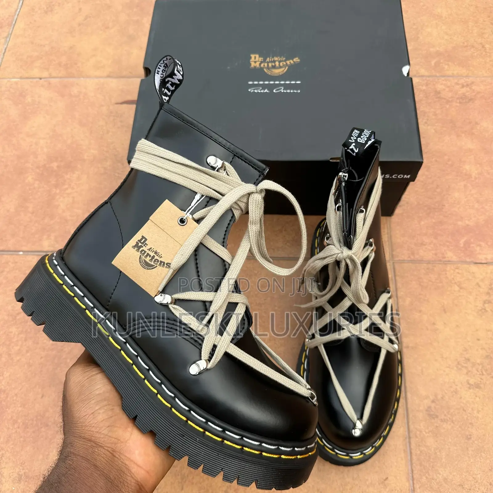 Original Rick Owens X Dr. Martens 1460 Quad Boot Collection