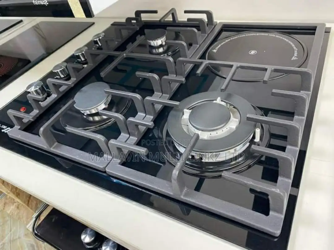 Gas and Electric Combi Built-in 4 Burner Gas Cookers